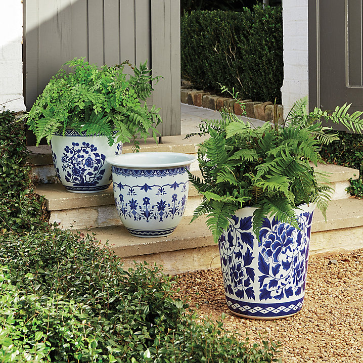 Chinoiserie Planter - III