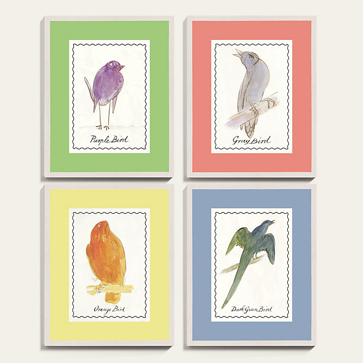 Comic Birds Art