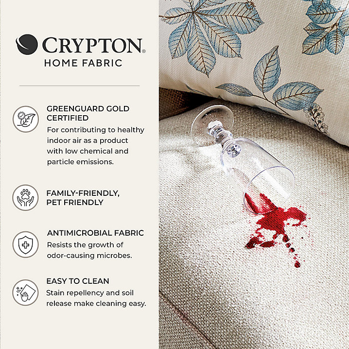 Dorado Parchment Crypton Home Performance Fabric by the Yard
