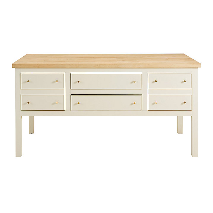Fayetteville Butcher Block Kitchen Island