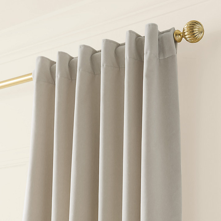 Fluted Ball Drapery Finial - Set of 2