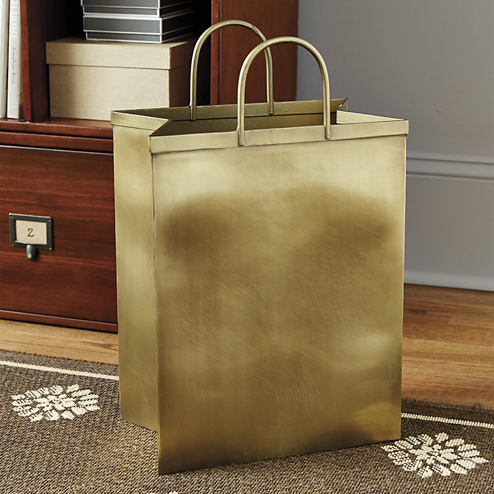 Bunny Williams Shopping Bag Waste Bin